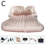 68.9*51.2in Portable Car Inflatable Camping Mattress With Pillows Air Pump Auto Air Bed Mattress SUV Sleeping Pad Tools Aimak Store