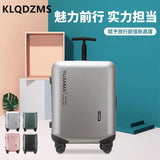 KLQDZMS Japanese Luggage Female Horizontal Bar Luggage Student Mute Universal Wheel Suitcase Strong And Durable Boarding Case Aimak Store