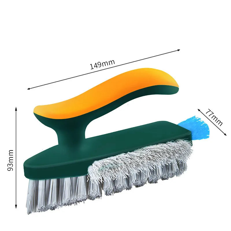 2PCS Multifunction Tile and Grout Cleaning Brush Corner Scrubber Tub Floor Brushes Portable Durable Gap 4 in 1 Cleaning Tools Aimak Store