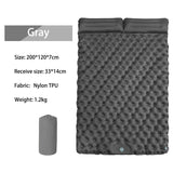 Picnic Mat Ultralight Self-inflating Air Mattress Thicken Sleeping Pad Splicing Inflatable Bed Beach Camping Tent Air Cushion Aimak Store