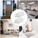 4Pcs Rug Gripper Non Slip Washable Carpet Tape 10*10CM Rug Pads for Hardwood Floors Reusable Rug Grippers Fixed Sticker Bathroom Aimak Store