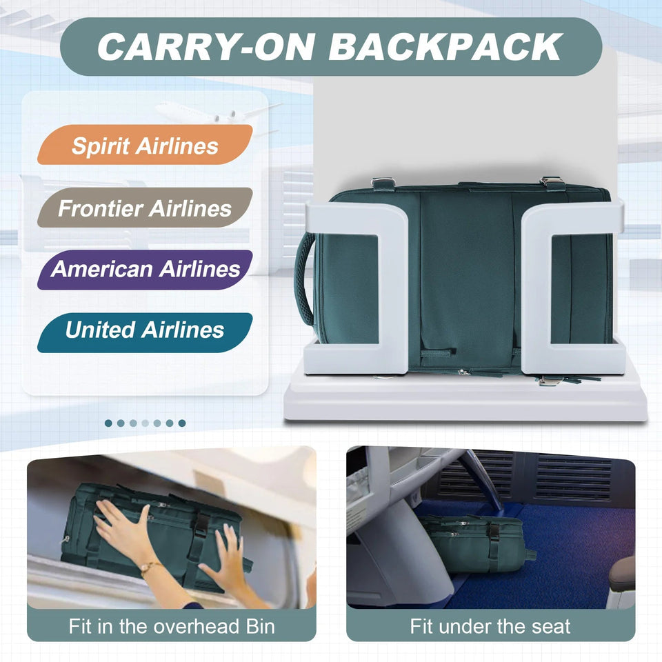 Easyjet Cabin Bag 45x36x20 Backpack, 40x20x25 Ryanair Carry-Ons, Women/Men Aeroplane Travel Backpack, Cabin Size Laptop Backpack Aimak Store