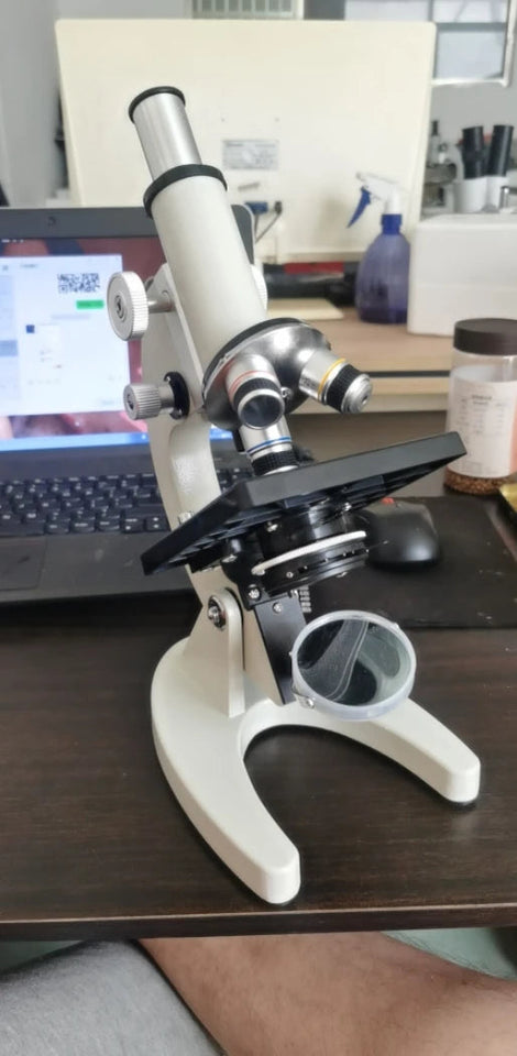 40-6000X HD Optical Biological Microscope High Magnification With Abbe condenser Middle school university Lab Teaching Microsco Aimak Store