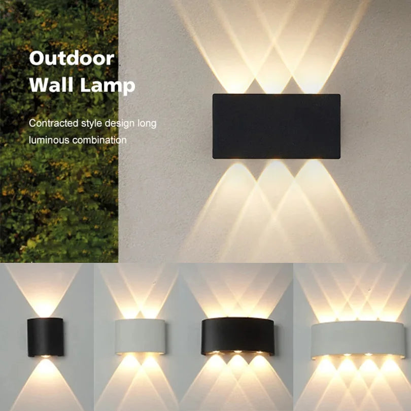 LED Wall Lamp Waterproof IP66 Indoor Outdoor Lamp  Garden Lights for Living Room Hallway Bedroom Decor Aimak Store