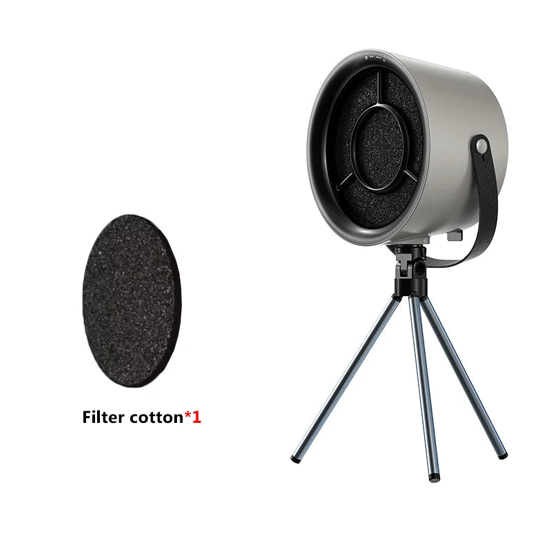 Desktop mini range hood large suction home restaurant hot pot barbecue deodorization fume purifier portable smoke exhaustmachine Aimak Store