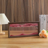 3D Sandscape Moving Sand Art Picture Wooden Frame Quicksand Liquid Hourglass Craft Flowing Sand Painting Office Home Decor Gifts Aimak Store