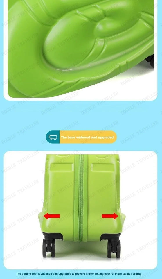 Cartoon children's trolley case Rideable Universal wheel children's travel password case Large capacity children's luggage Aimak Store