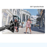 Q18 Desktop Following the shooting Mode Gimbal Stabilizer Selfie Stick Tripod with Fill Light for iPhone Cell Phone Smartphone Aimak Store