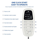 Ergonomic Electric Lumbar Traction Massager Adjustable Vibration Waist Spine Support Back Massage Machine Inflatable Stretcher Aimak Store