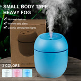 USB Portable Air Humidifier 250ML Essential Oil Diffuser 2 Modes Auto Off with LED Light for Home Car Mist Maker Face Steamer Aimak Store