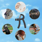 Grip Strength Trainer, Hand Squeezer Adjustable Resistance, Hand Grip Strengthener for Muscle Building and Injury Recovery Aimak Store