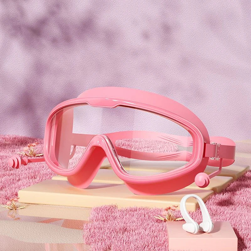 Swim Goggles For Kids Toddler 3-15 Anti Fog No Leak Clear Wide Vision Swim Glasses Boys Girls Pool Beach Swimming Accessories Aimak Store