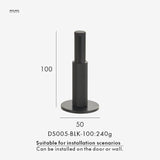 Nurlin Brass  Knurled Door Stops Bathroom Door Room Stopper Heavy Duty Floor Wall Mount Bumper Door Holder Catch Antique Brass Aimak Store