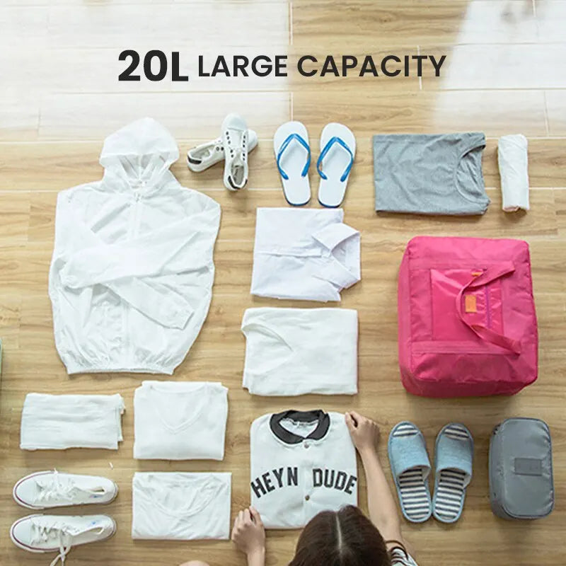 Fashion Travel Duffel Bag Lightweight Foldable Travel Bag for Women and Men Tote Carry On Luggage Bag Weekender Overnight Bag Aimak Store