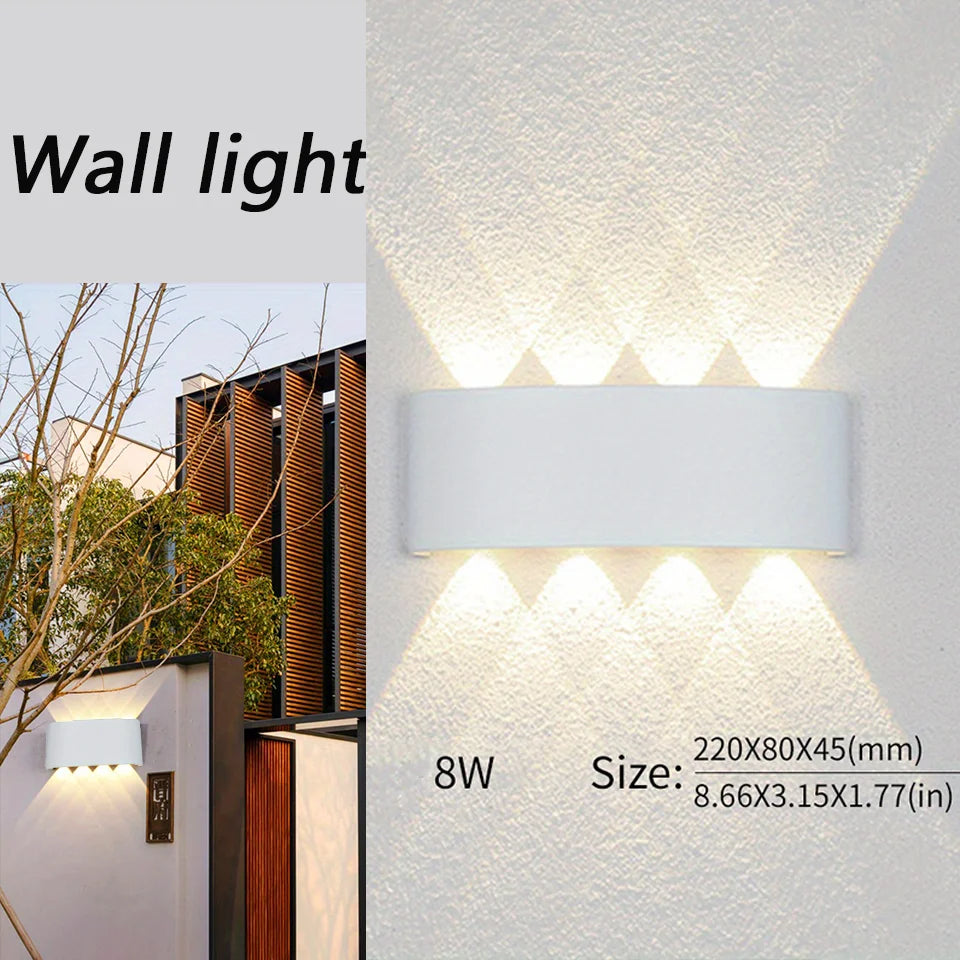 LED Wall Lamp Waterproof IP66 Indoor Outdoor Lamp  Garden Lights for Living Room Hallway Bedroom Decor Aimak Store