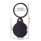 10X Mini Pocket Folding Magnifier High Quality Glass Lens Portable Jewelry Magnifier Old Man Reading HD Glasses Magnifier Aimak Store