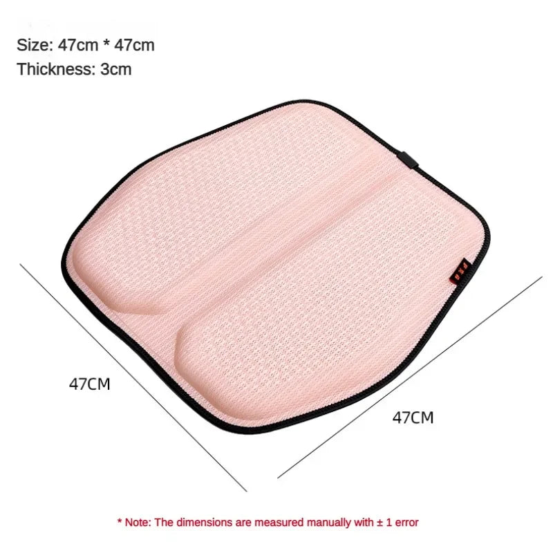 Car Gel Cooling Seat Cushion 3D Honeycomb Cool and Breathable Cool Ice Silk Car Home Office Chair Cushion Car Accessories Aimak Store