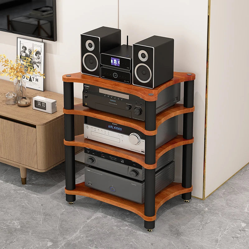 HiFi amplifier rack cabinet shock mount removable CD player video audio equipment metal tripod Desktop tripod stand speaker Aimak Store