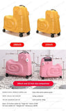 Cartoon children's trolley case Rideable Universal wheel children's travel password case Large capacity children's luggage Aimak Store