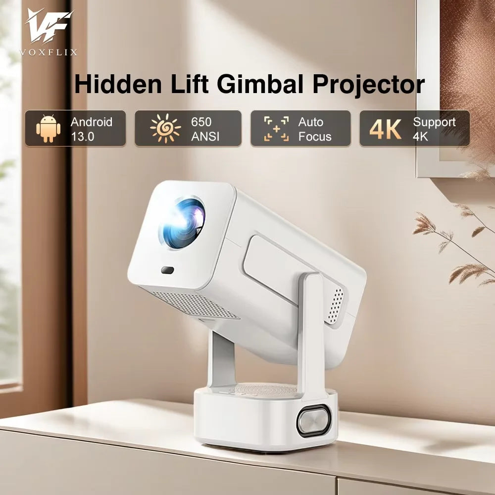 VOXFLIX  HY300 Pro MAX 1080P Full HD Projector Android 13 Wifi 6.0 BT5.2 Cinema Sound Speaker Protable Mini Projetor Supports 4K Aimak Store