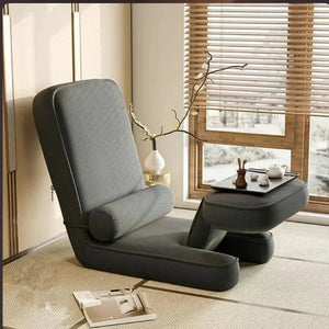 Comfortable Stylish Portable Foldable Chaise Lounge Chair Bed for Dormitory and Bedroom  Vintage Tatami Style Portable Folda Aimak Store