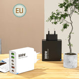 200W 6 Port USB C Charger Super Fast Charging PD3.0 USB C Type C Mobile Phone Charger For iPhone 16 SE4 Samsung Xiaomi ipad Aimak Store