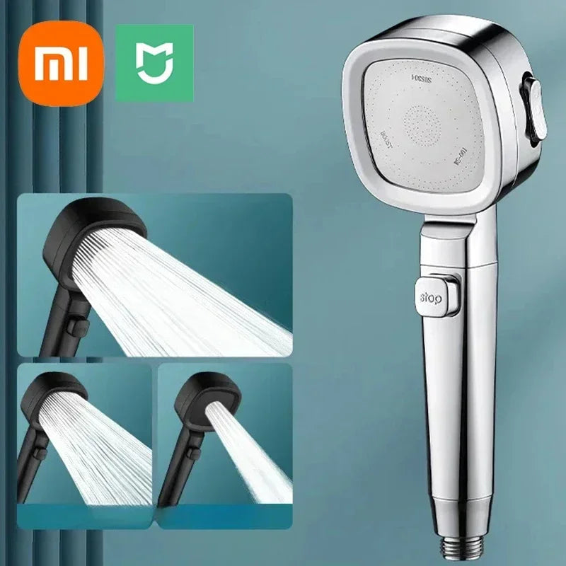 Xiaomi Mijia High Pressure Shower Head Water Saving Adjustable New Shower Set Water Massage Heads Sprayer-Bathroom Accessories Aimak Store