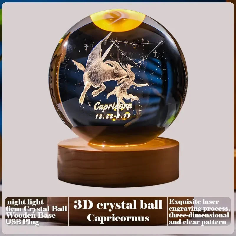 3D Crystal Ball Creative Valentine's Day Mother's Day Gift Rose Love Cloud Crystal Room Desktop Decoration Boy Girl Gifts Aimak Store