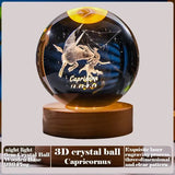 3D Crystal Ball Creative Valentine's Day Mother's Day Gift Rose Love Cloud Crystal Room Desktop Decoration Boy Girl Gifts Aimak Store