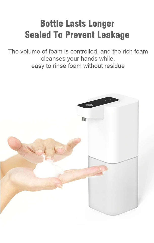 Automatic Inductive Soap Dispenser Foam Washing USB Rechargeable Smart Hand Washing Soap Dispenser Alcohol Spray Dispenser Aimak Store