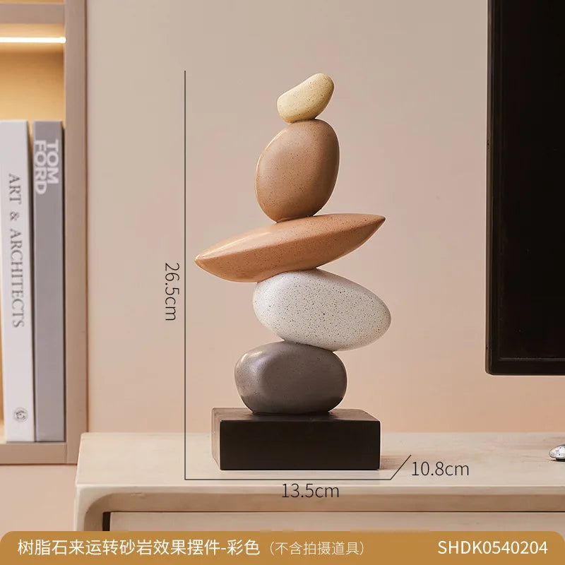 Factory Direct Generation of Light Luxury Art Resin Desktop Ornaments Decorative Living Room Office Wine Cooler TV Cabinet Aimak Store