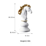 Chess Pieces Statue Resin King Queen Figure For Interior Home Living Room Office Sculpture Study Decoration Piece Ornament Aimak Store