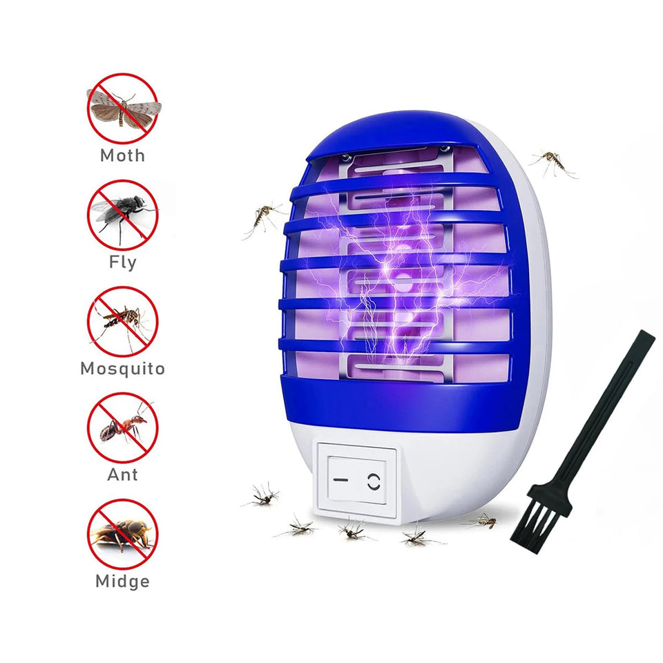 2/4/6Pcs LED Socket Mosquito Killer Lamp US/EU Plug Electric Mosquito Fly Bug Insect Trap Killer Night Lamp Aimak Store