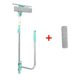 Extendable Window Glass Cleaning Household Tool High Building Retractable Pole Washing Dust Cleaner Brush Dry Wet Scraper Wiper Aimak Store