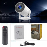 X8 Projector with wifi and bluetooth, rotate at any angle, outdoor portable, automatic button calibration for mobile phones, tv Aimak Store