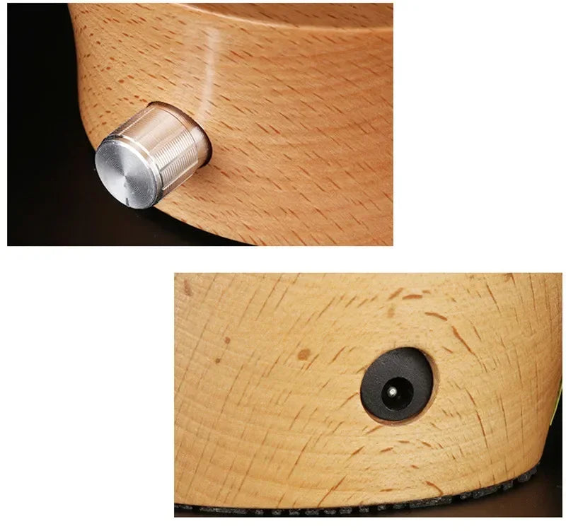 20ML Wooden Glass Aromatherapy Pure Essential Oils Diffuser Waterless Aroma Diffuser Air Nebulizer Household Humidifier For Home Aimak Store