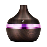 5V Vase Home Colorful Humidifier Wood Aromatherapy Machine USB Color Night Light Silent Humidifier Nebulizer Mist Maker Gift Aimak Store