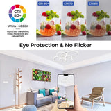 Modern LED Chandelier Home Lighting Ring Ceiling Mount Chandelier Living Room Bedroom Lighting lustre Ceiling pendant lamp Aimak Store