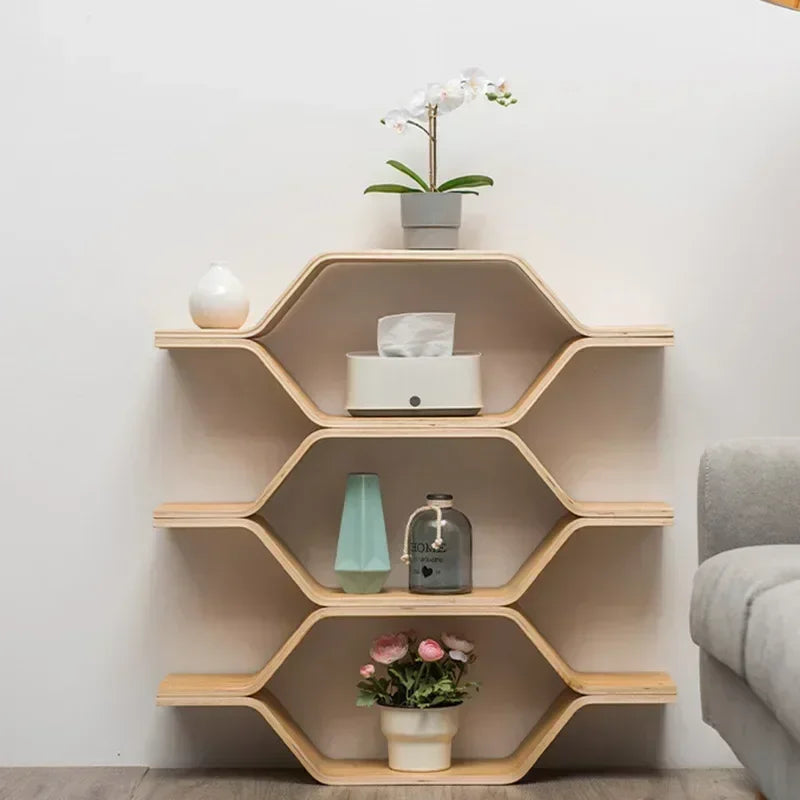 Bookcase Desk Shelf Display Storage Bedroom Furniture Multipurpose Organizer Cabinet Librero Wooden Room Bookshelf Home Living Aimak Store