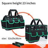 Electrician's Tool Bag 16/18/20/23 Inch Hardware Maintenance Storage Bag Portable Wear-resistant Thickened Oxford Waterproof Aimak Store