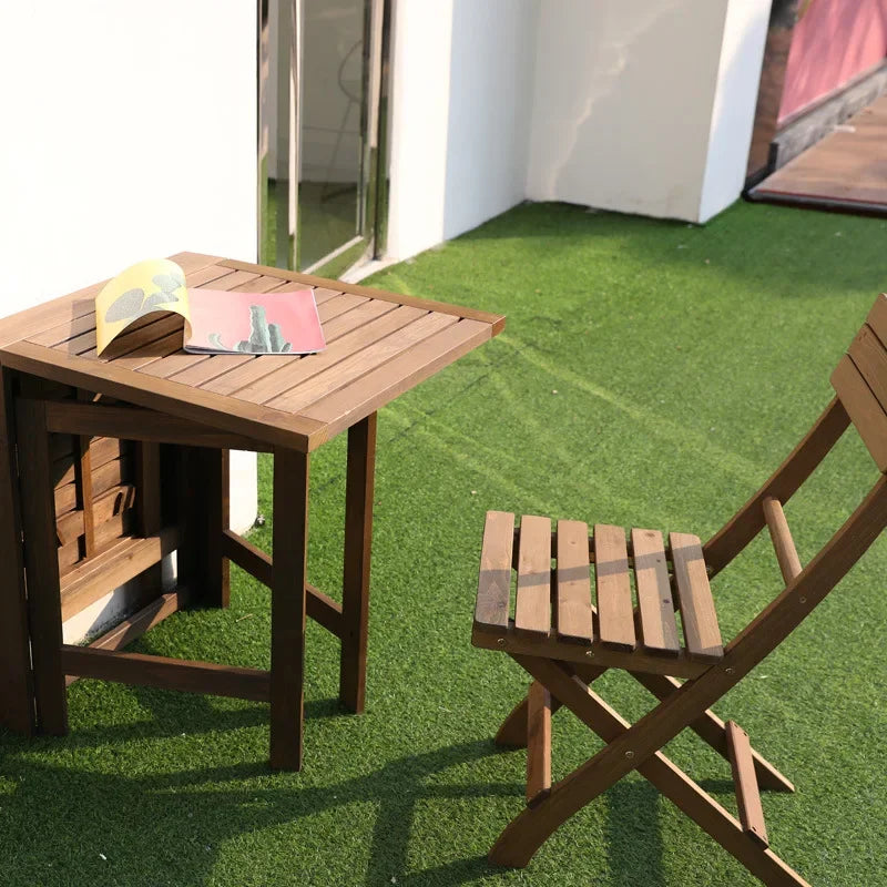 Balcony Leisure Folding Table Home Simple Portable Dining Tables Province Space Rectangular Multi-function Camping Table Aimak Store