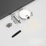 1 set of household silent, punch-free, invisible floor-mounted door stoppers, suitable for bathrooms and bedrooms Aimak Store