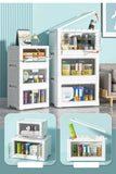 Foldable Storage Box Large Capacity Sundries PP Organizer Bedroom Transparent Stackable Toy Snacks Sorting Bin Closet Organizer Aimak Store