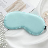 Eye Cover Imitated Silk Sleep Eye Mask Sleeping Padded Shade Patch Eyemask Blindfolds Portable Travel Eyepatch Travel Relax Rest Aimak Store