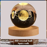 3D Crystal Ball Creative Valentine's Day Mother's Day Gift Rose Love Cloud Crystal Room Desktop Decoration Boy Girl Gifts Aimak Store