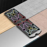 Folding Push-up Board Portable Fitness Equipment Multi-Functional Abdominal Enhancement Support Heavy Duty Non Slip for Home Gym Aimak Store