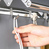 Foldable Clothes Drying Rack Wall-Mounted Clothes Towel Rack Corrosion Resistant Expandable Retractable Bathroom Laundry Rack Aimak Store