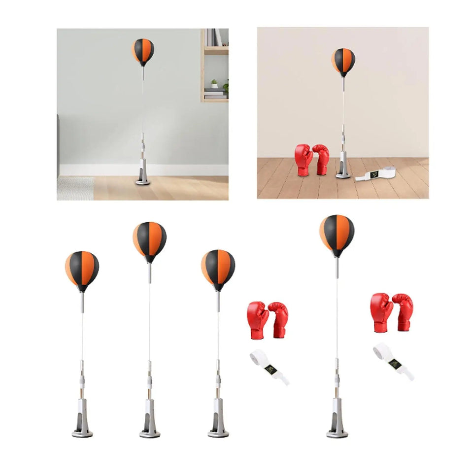 Boxing Reaction Ball Boxing Punching Bag Punching Bag with Stand for Boxing Equipment Fitness MMA Stress Relief & Fitness Aimak Store