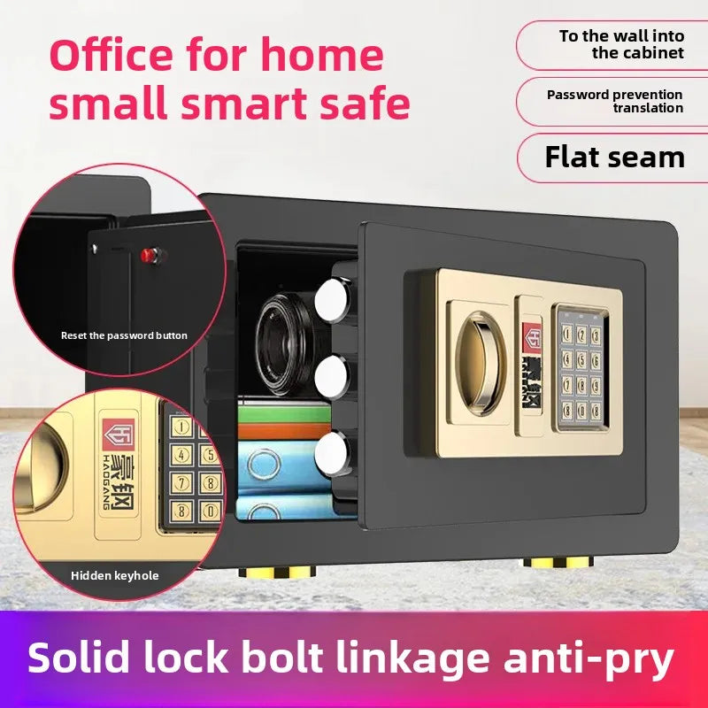 Mini safe Invisible Office Home Safe Password Box Alarm Anti-Theft Money Jar Toy from Mainland China Popular on Social Media Aimak Store
