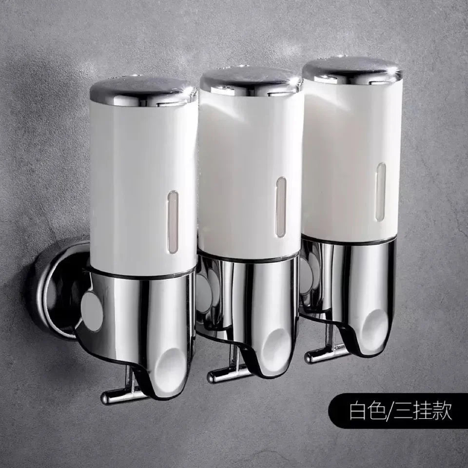 1-3pcs Wall Mounted Square Manual Liquid Soap Dispensers Shampoo Container Soap And Gel Dispenser Bathroom Accessories 500ML Aimak Store